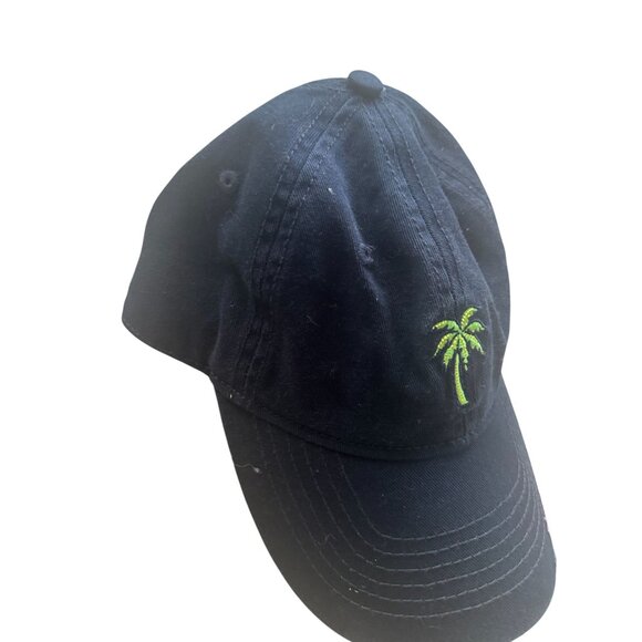 SIMPLY SOUTHERN Palm Tree Print Navy Baseball Hat Cap NEW NWT - Picture 2 of 6